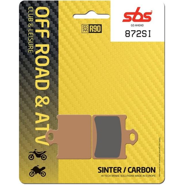 Plaquettes de frein SBS 872SI