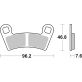Plaquettes de frein SBS 898SI