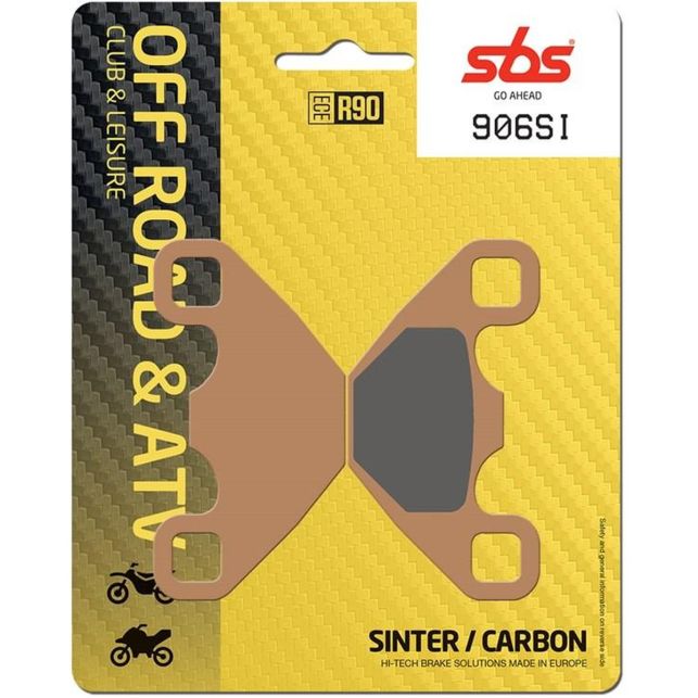Plaquettes de frein SBS 906SI