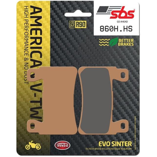 Plaquettes de frein SBS 860H.HS