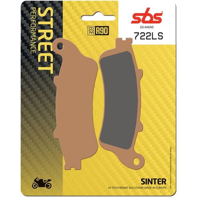 Plaquettes de frein SBS 722LS