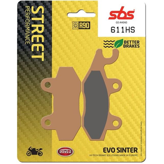 Plaquettes de frein SBS 611HS