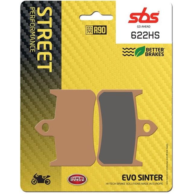 Plaquettes de frein SBS 622HS