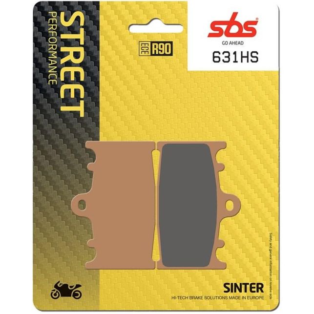 Plaquettes de frein SBS 631HS