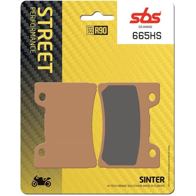 Plaquettes de frein SBS 665HS