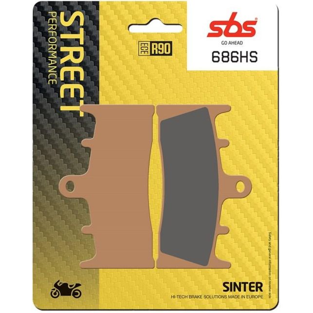 Plaquettes de frein SBS 686HS