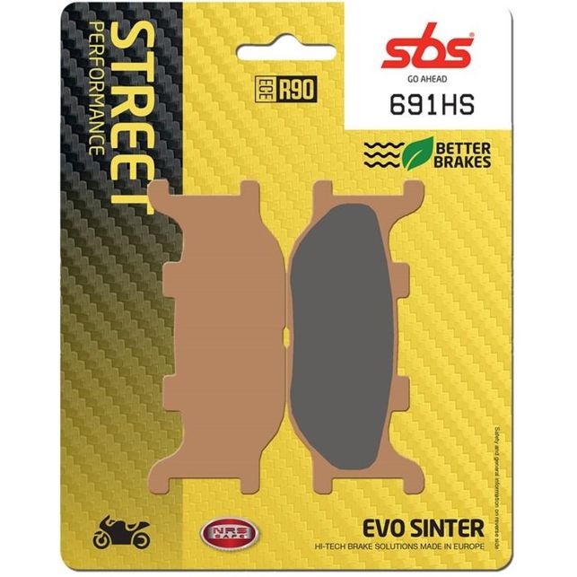 Plaquettes de frein SBS 691HS