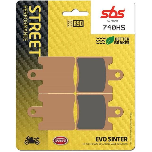 Plaquettes de frein SBS 740HS