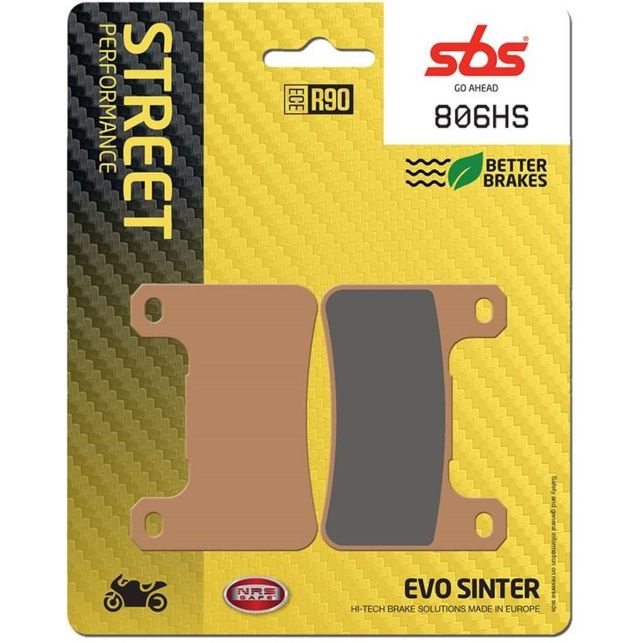 Plaquettes de frein SBS 806HS