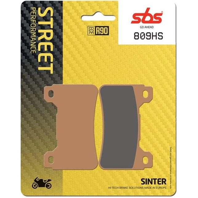 Plaquettes de frein SBS 809HS