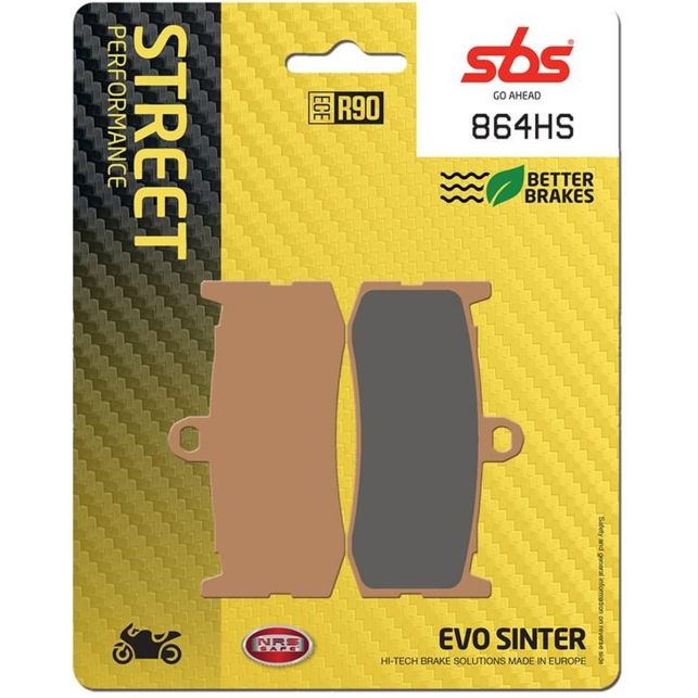 Plaquettes de frein SBS 864HS