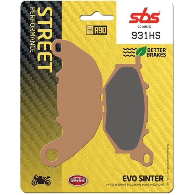 Plaquettes de frein SBS 931HS