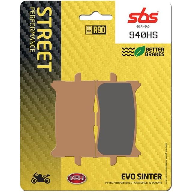 Plaquettes de frein SBS 940HS