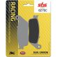 Plaquettes de frein SBS 627DC