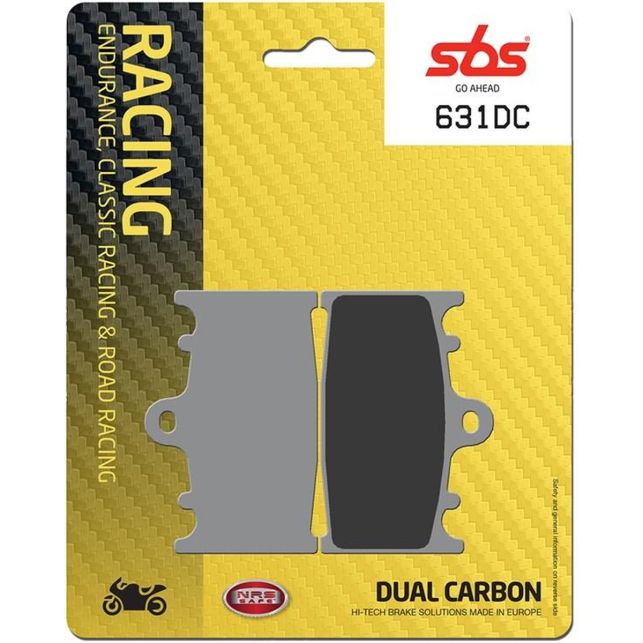 Plaquettes de frein SBS 631DC