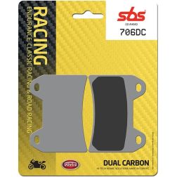 Plaquettes de frein SBS 706DC
							  		