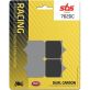 Plaquettes de frein SBS 762DC