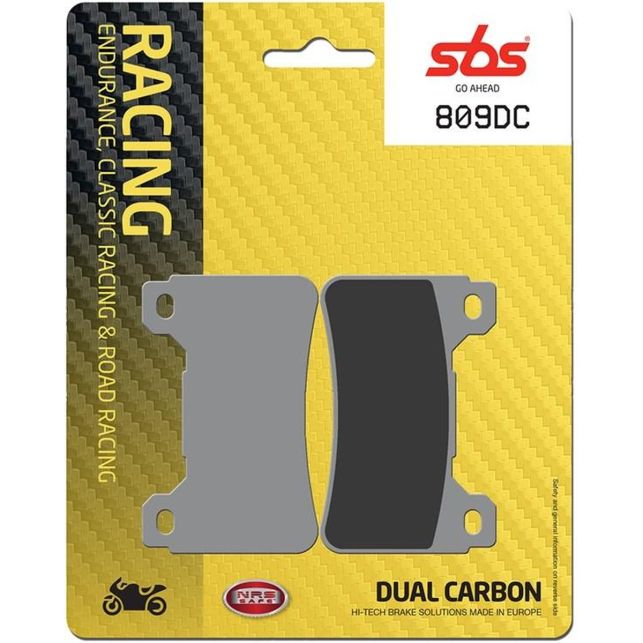 Plaquettes de frein SBS 809DC