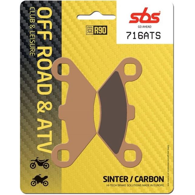 Plaquettes de frein SBS 716ATS