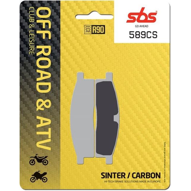 Plaquettes de frein SBS 589CS