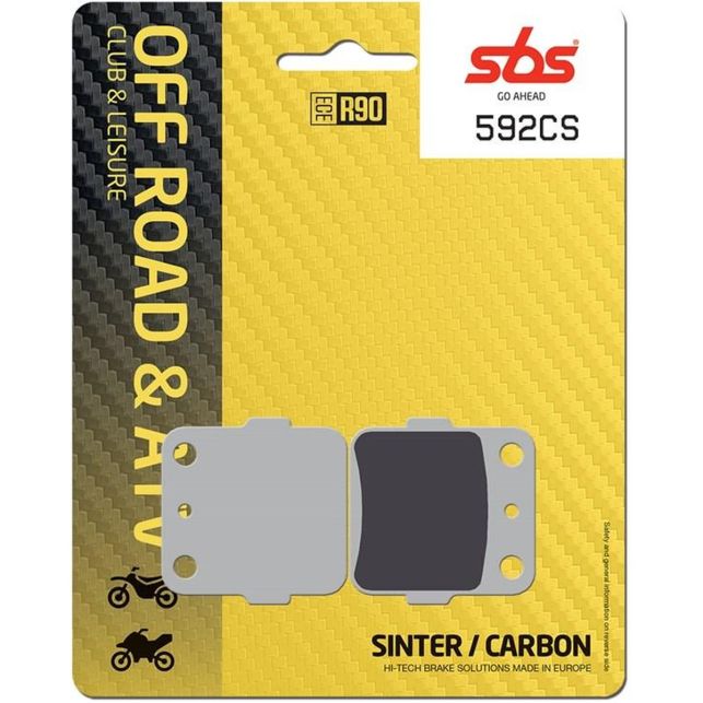 Plaquettes de frein SBS 592CS