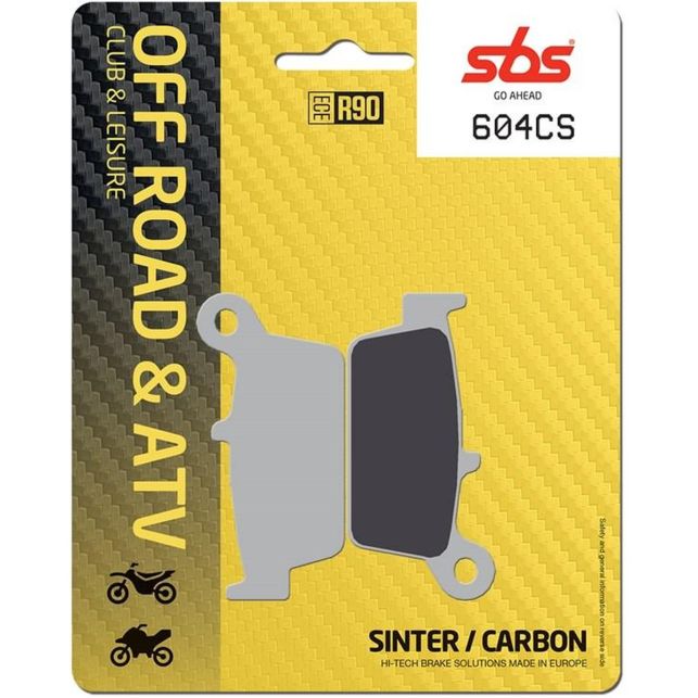 Plaquettes de frein SBS 604CS