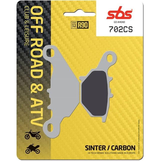 Plaquettes de frein SBS 702CS