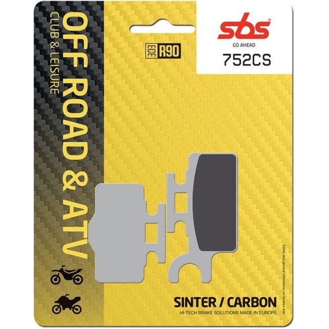 Plaquettes de frein SBS 752CS