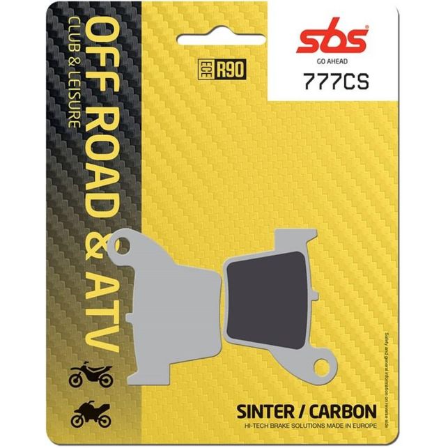 Plaquettes de frein SBS 777CS