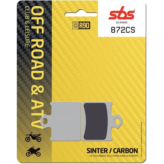 Plaquettes de frein SBS 872CS