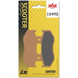 Plaquettes de frein SBS 104MS
							  		