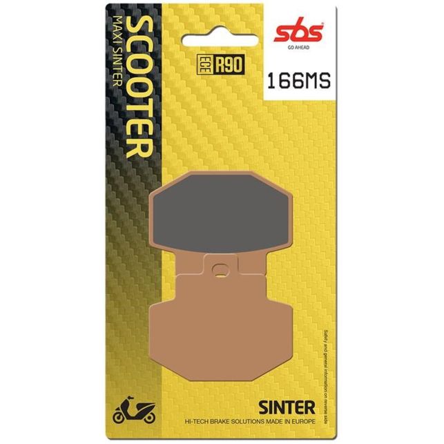Plaquettes de frein SBS 166MS