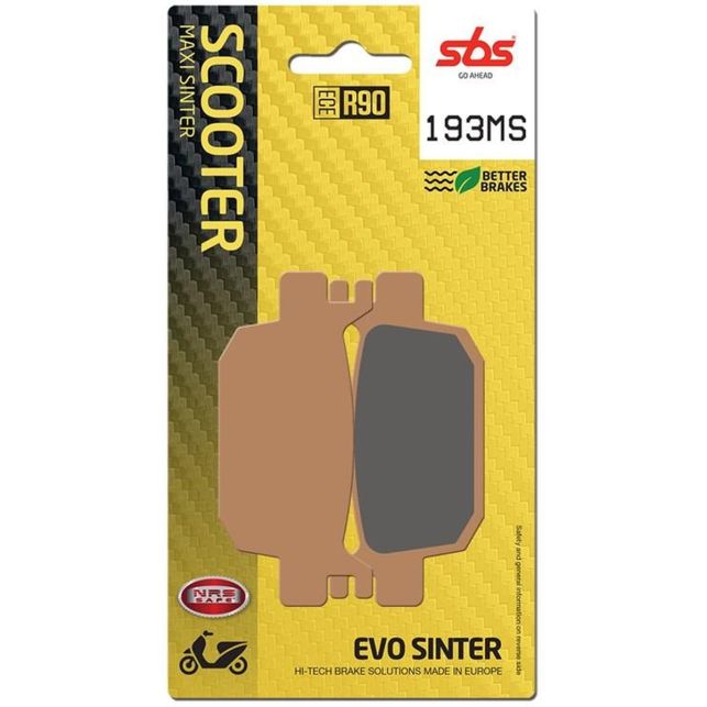 Plaquettes de frein SBS 193MS