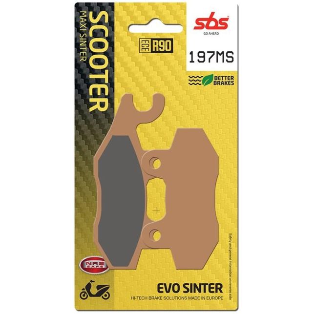 Plaquettes de frein SBS 197MS