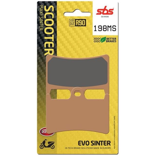 Plaquettes de frein SBS 198MS