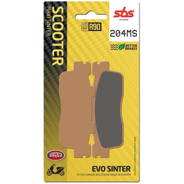 Plaquettes de frein SBS 204MS
