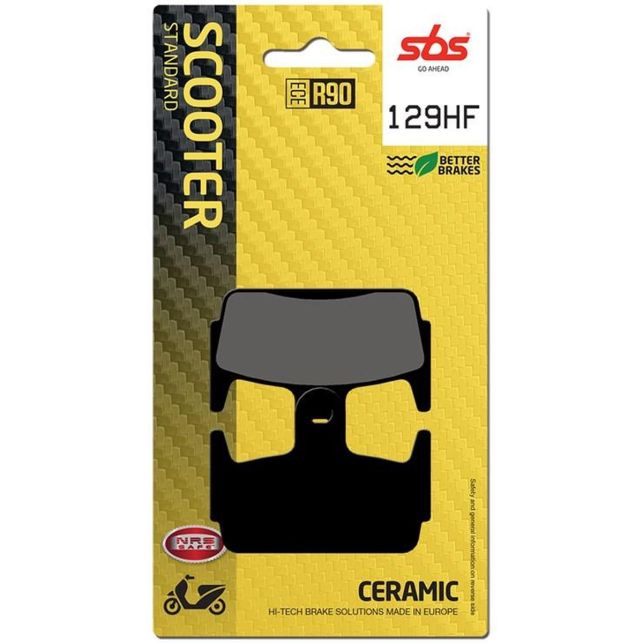 Plaquettes de frein SBS 129HF