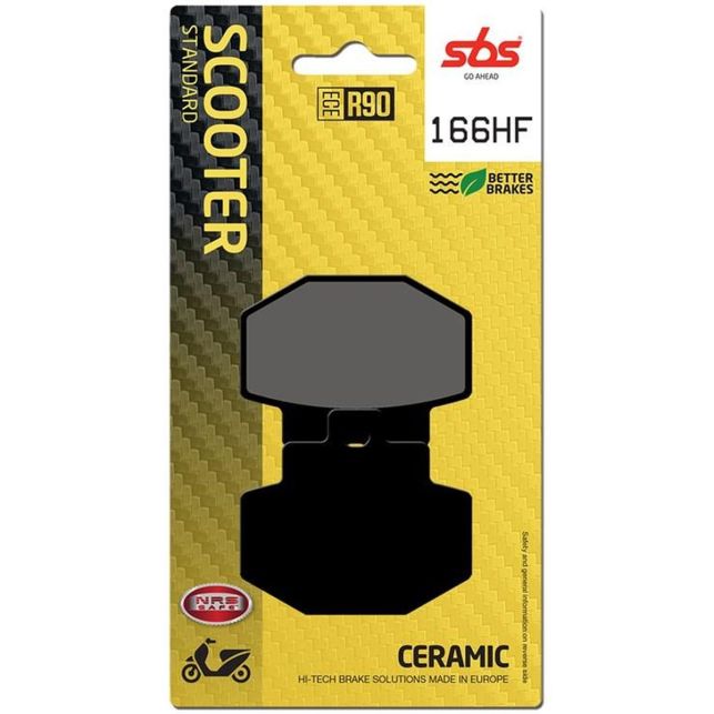 Plaquettes de frein SBS 166HF