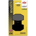 Plaquettes de frein SBS 166HF