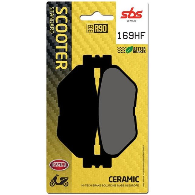 Plaquettes de frein SBS 169HF