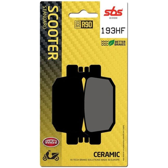 Plaquettes de frein SBS 193HF