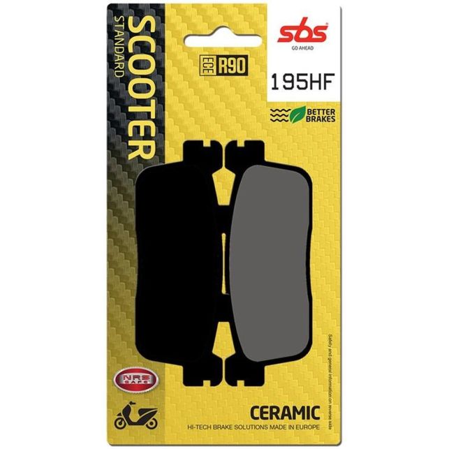 Plaquettes de frein SBS 195HF