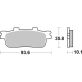 Plaquettes de frein SBS 201HF
