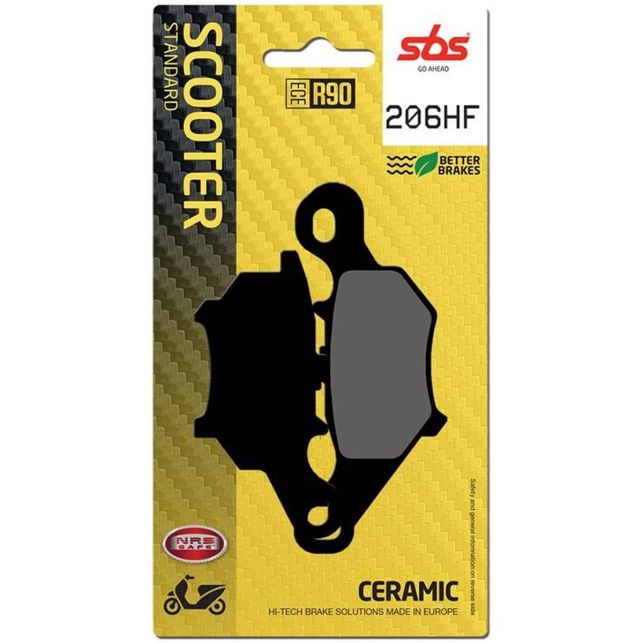 Plaquettes de frein SBS 206HF