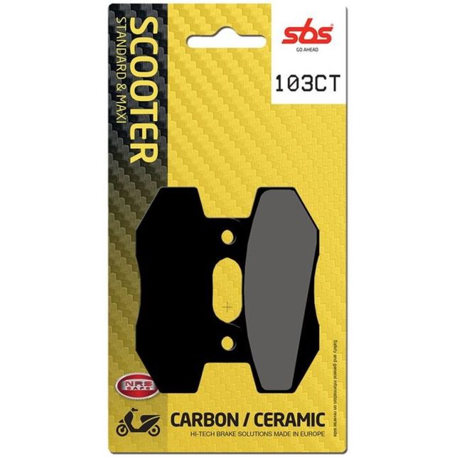 Plaquettes de frein SBS 103CT