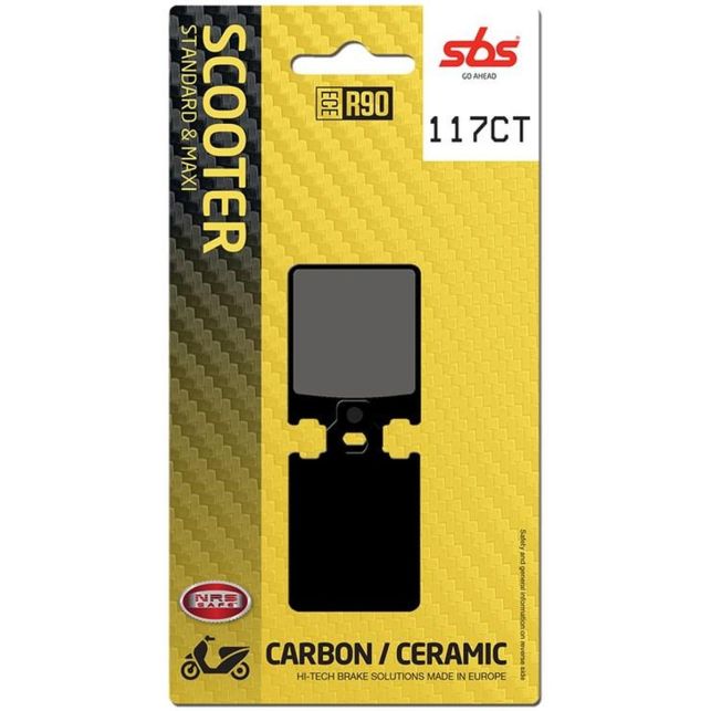 Plaquettes de frein SBS 117CT
