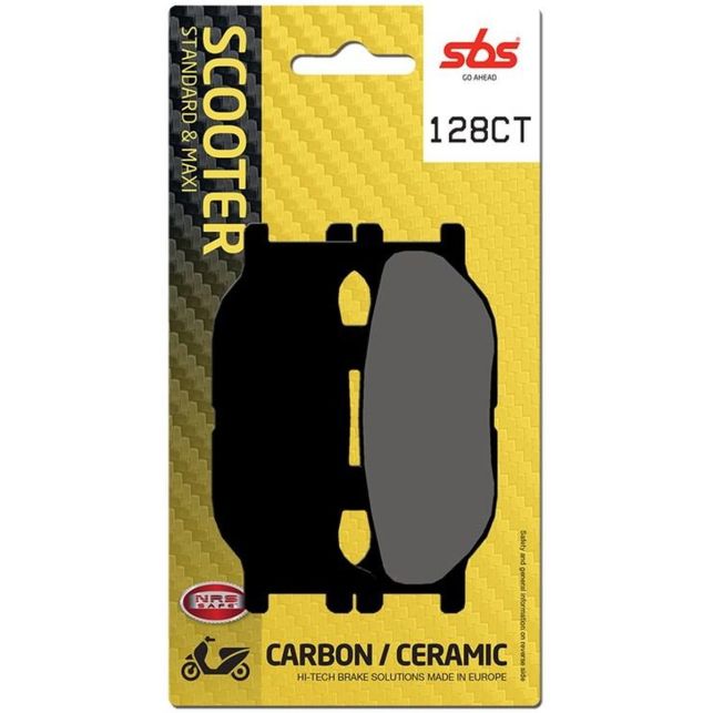 Plaquettes de frein SBS 128CT