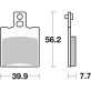 Plaquettes de frein SBS 149CT