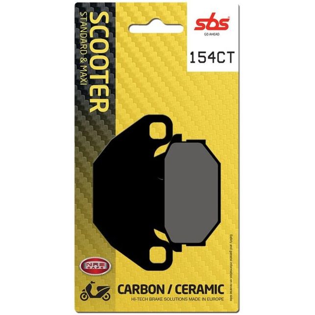 Plaquettes de frein SBS 154CT