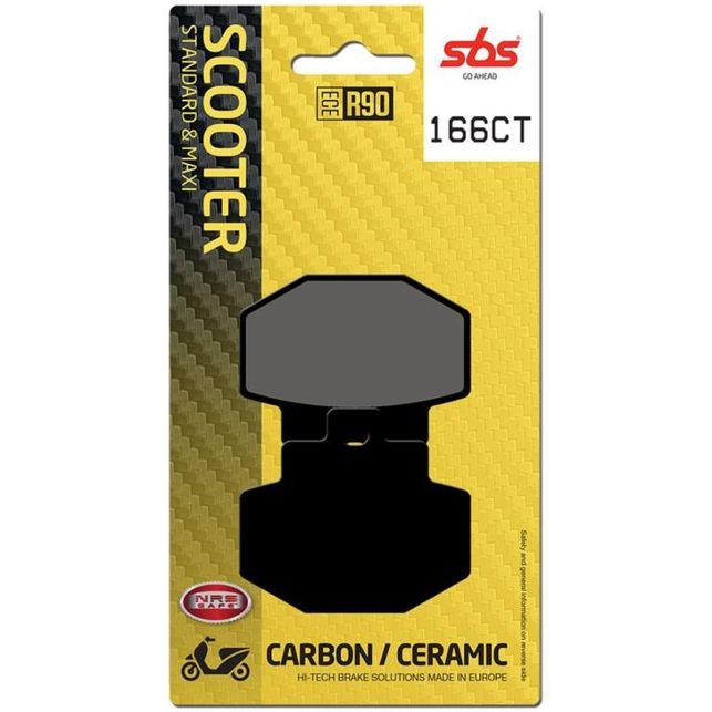Plaquettes de frein SBS 166CT